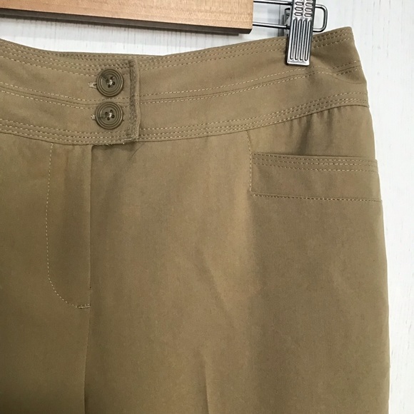 Sandro Paris Wide Leg Tan Dress Pants size 10P - Picture 2 of 7